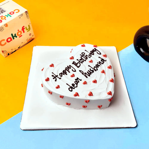 Heart Shape Birthday Cake