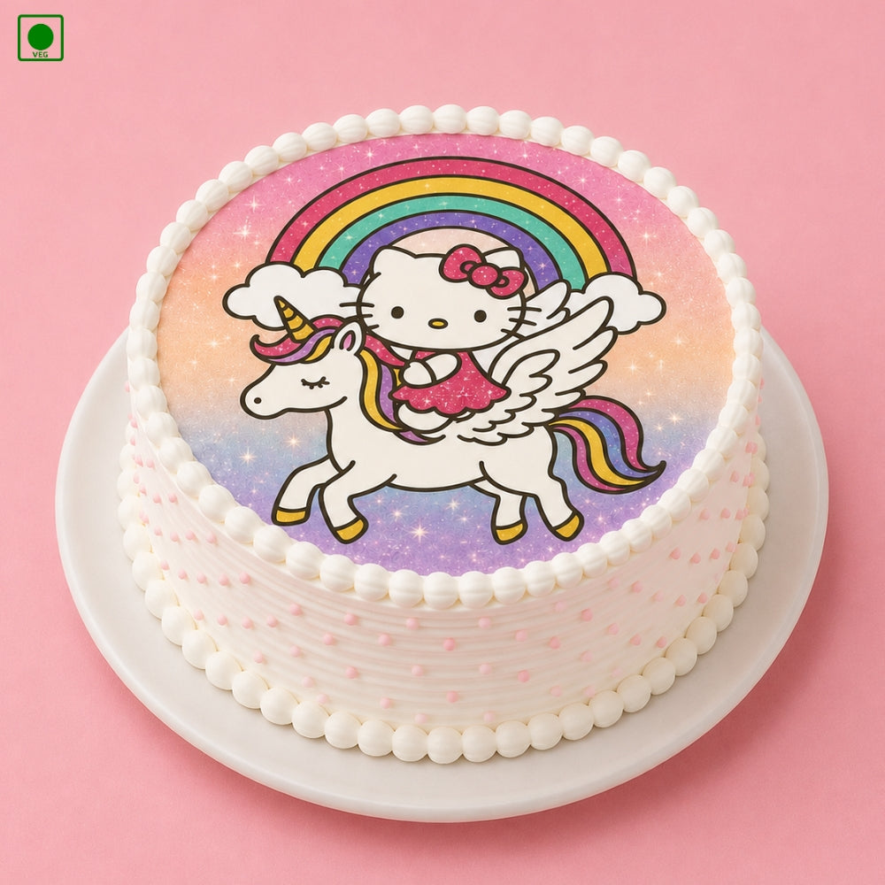 Hello Kitty Unicorn Cake - Gurgaon, Delhi & Noida