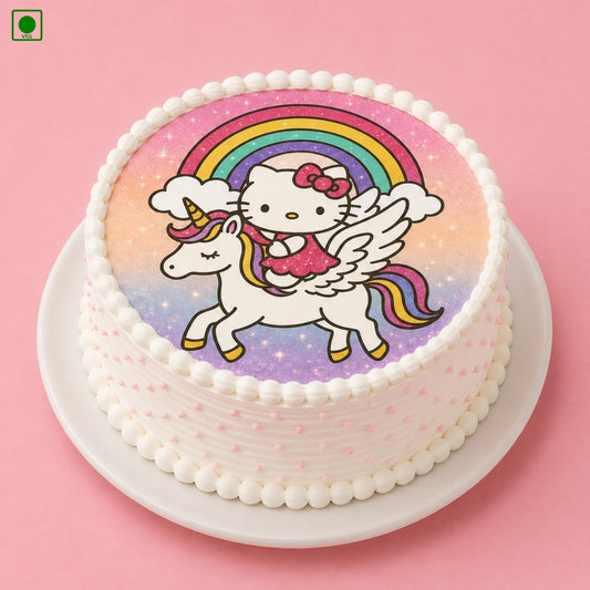 Hello Kitty Unicorn Cake - Gurgaon, Delhi & Noida