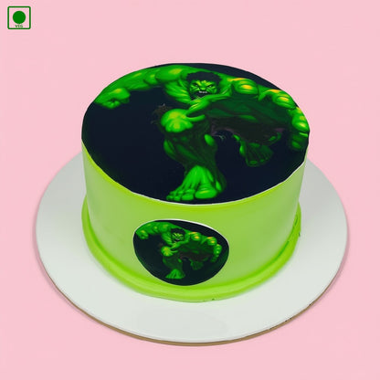 Hulk Green Theme Cake - Gurgaon, Delhi & Noida