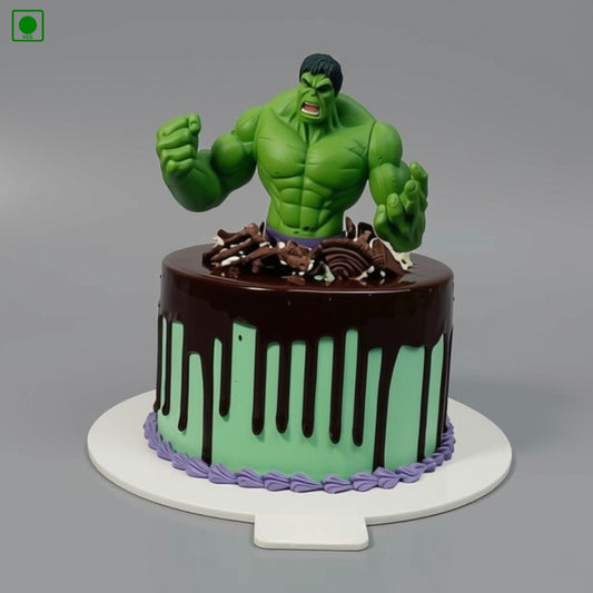 Hulk Chocolate Drip Cake - Gurgaon, Delhi & Noida