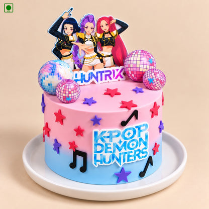 Huntrix Dance Party Cake - Gurgaon, Delhi & Noida