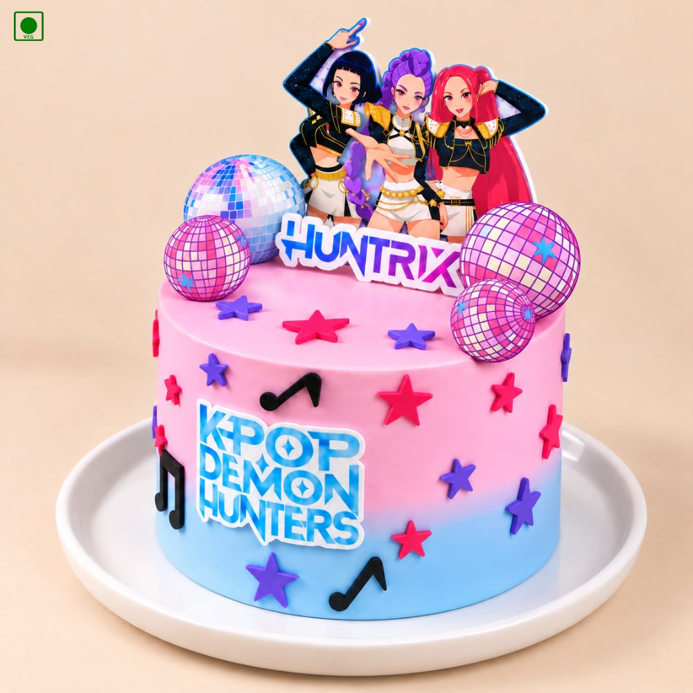 Huntrix Dance Party Cake - Gurgaon, Delhi & Noida