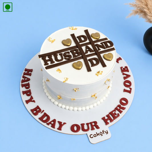 Husband & Dad Puzzle Cake – Gurgaon, Delhi & Noida