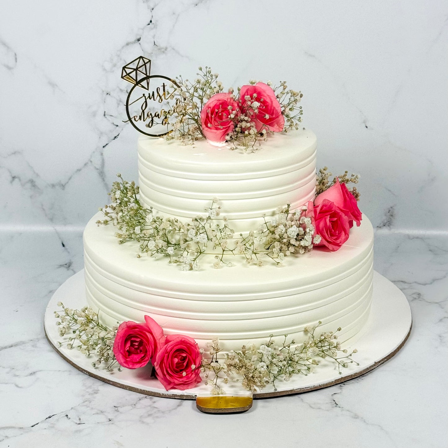 Wedding Flower Cake