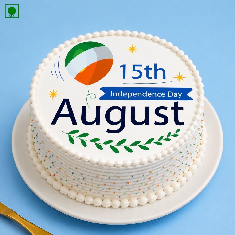 Independence Day Balloon Theme Cake - Gurgaon, Delhi & Noida