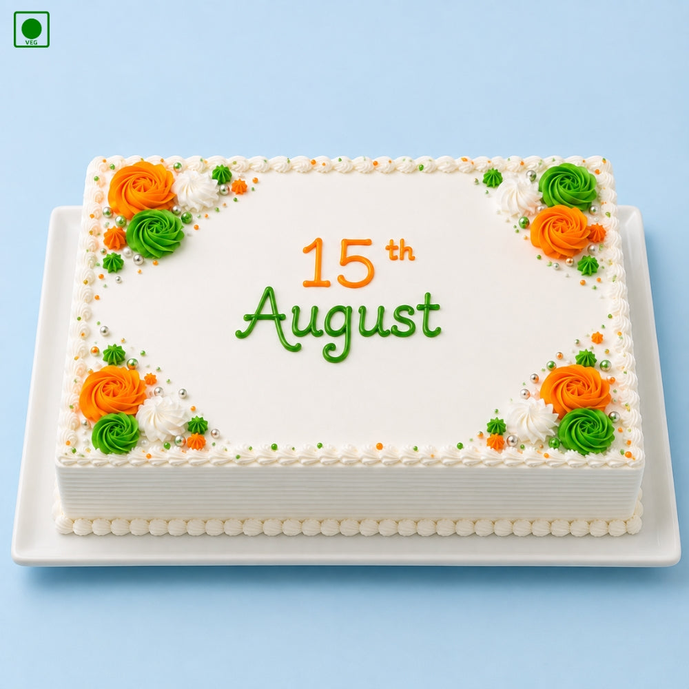 Independence Day Tricolor Cake – Gurgaon, Delhi & Noida