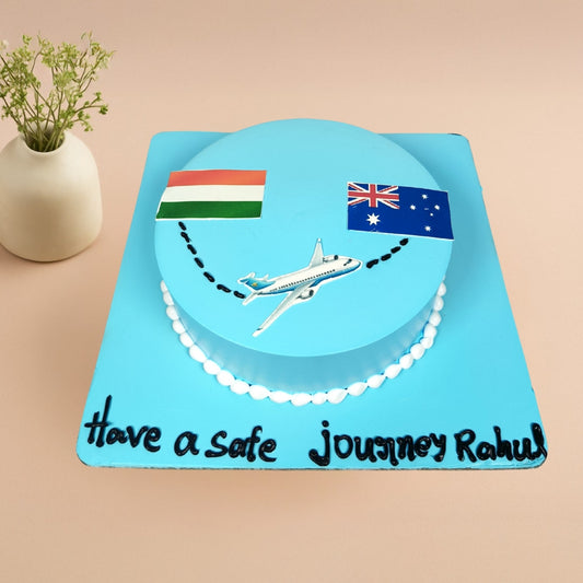 India Australia Travel Cake – Gurgaon & Delhi NCR | Cakofy