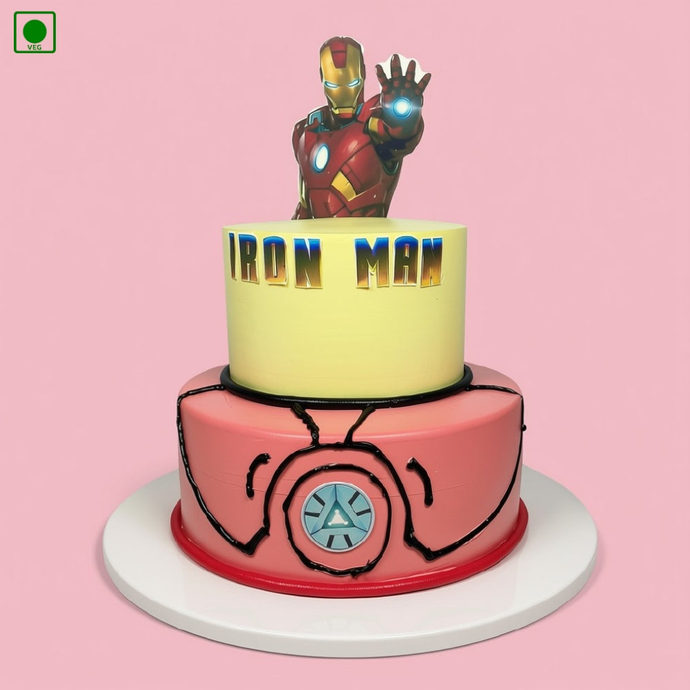 Iron Man Theme Cake – Gurgaon, Delhi & Noida