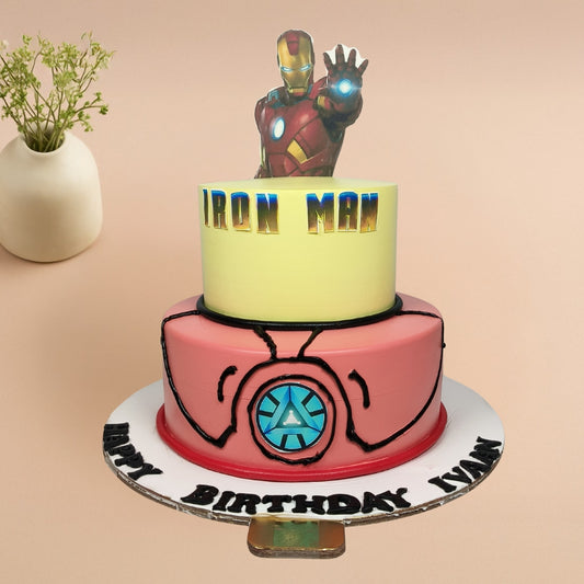 Iron Man Theme cake