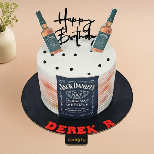 Jack Daniel Poster Birthday Cake - Gurgaon & Delhi NCR | Cakofy
