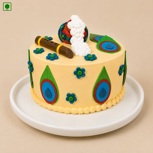 Janmashtami Flute Cake - Gurgaon, Delhi & Noida
