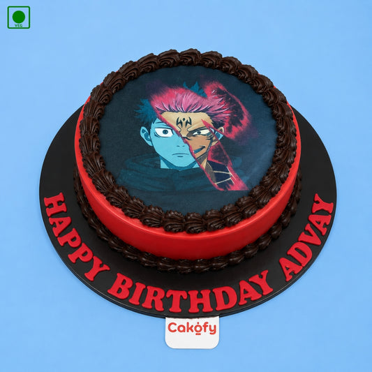 Jujutsu Kaisen Photo Cake - Gurgaon, Delhi & Noida