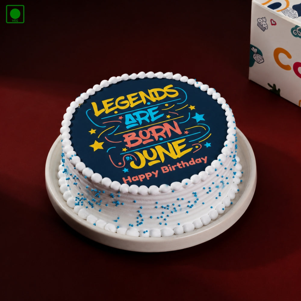 June Born Birthday Cake - Gurgaon, Delhi & Noida