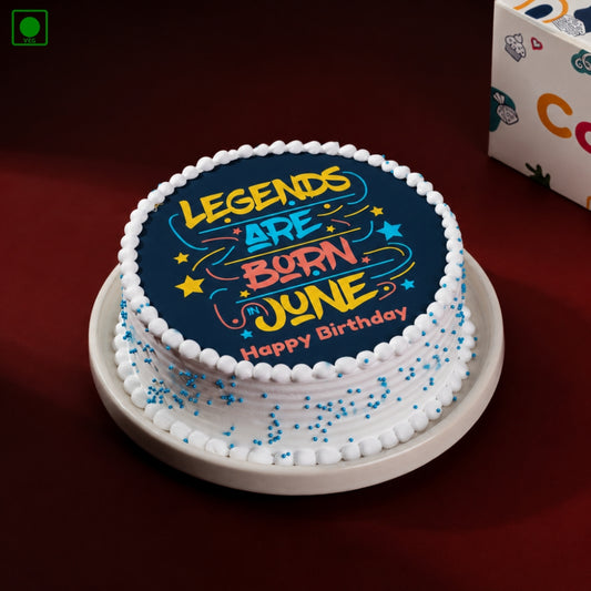 June Born Birthday Cake - Gurgaon, Delhi & Noida