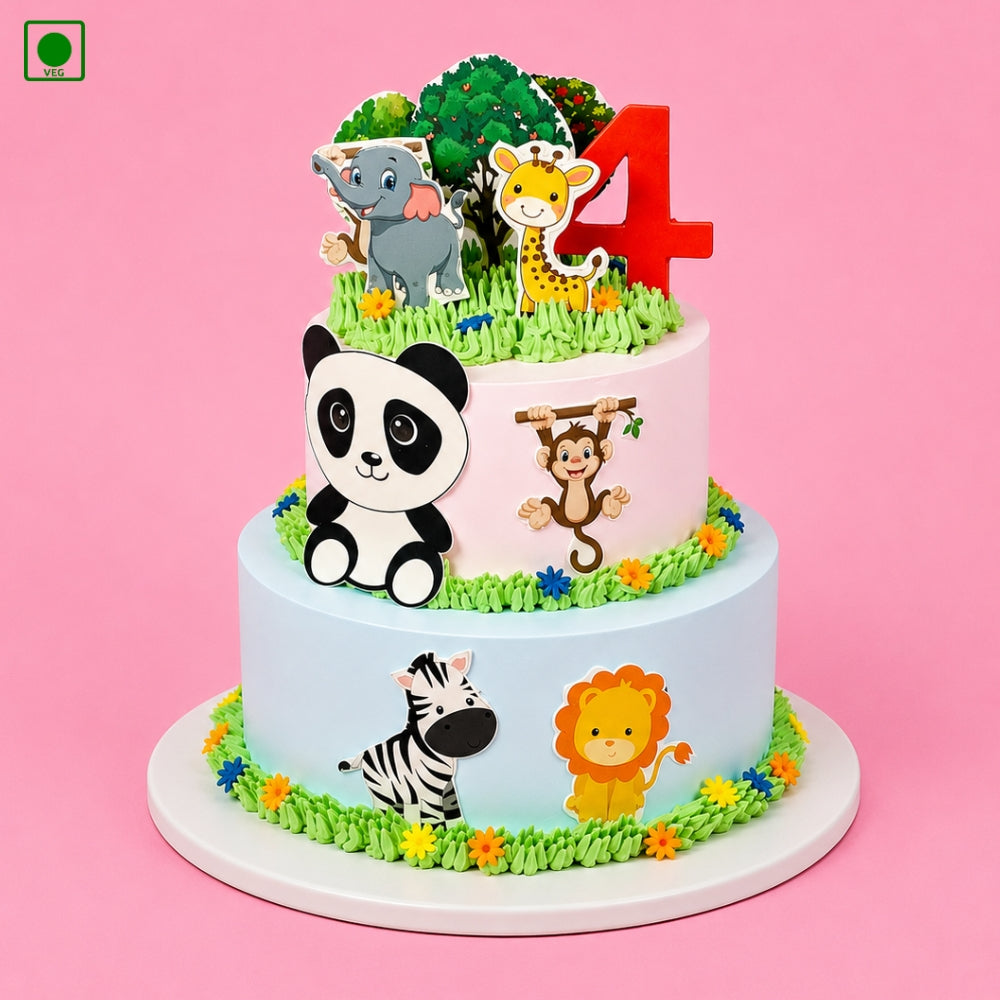 Jungle Family Cake - Gurgaon, Delhi & Noida