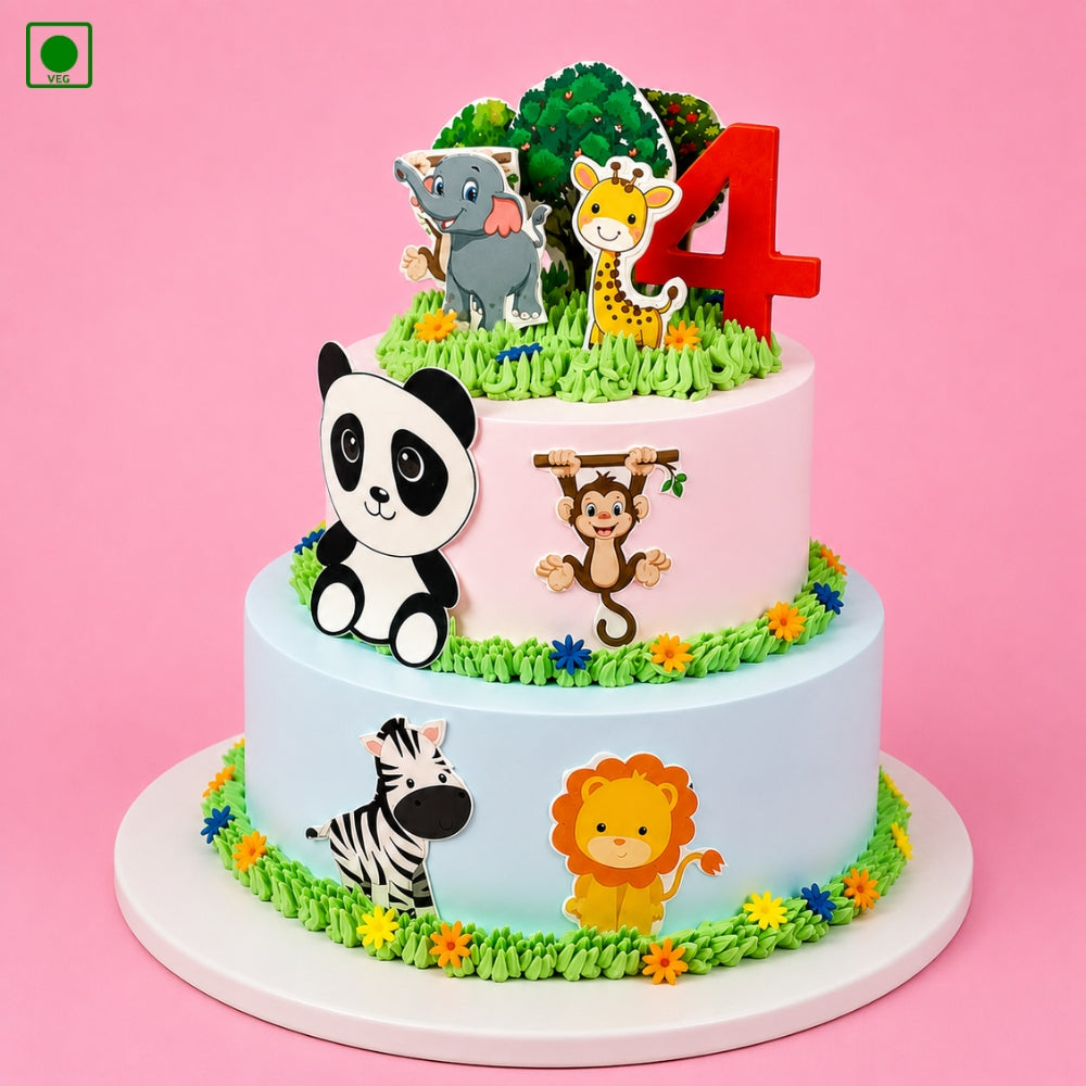 Jungle Family Cake - Gurgaon, Delhi & Noida