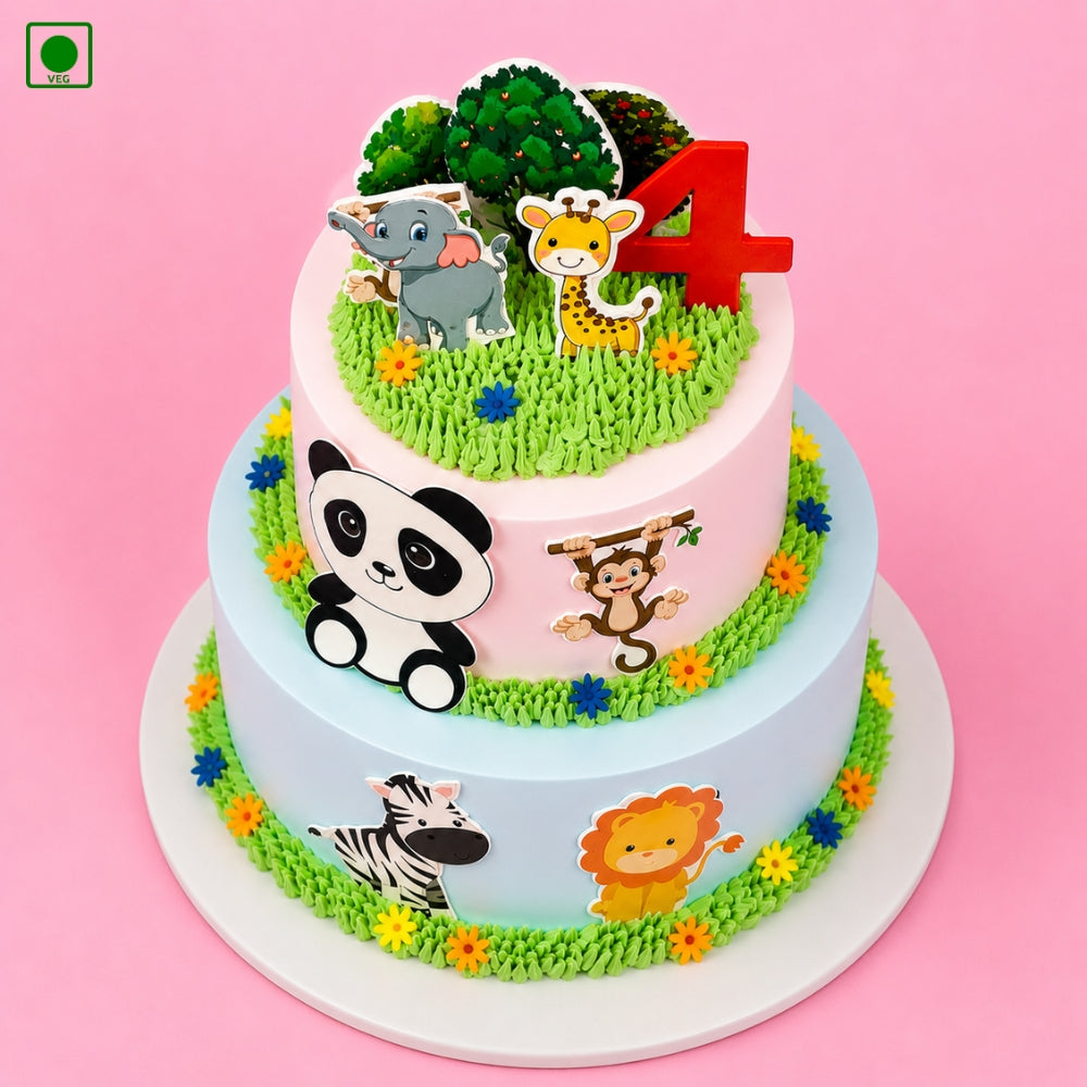 Jungle Family Cake - Gurgaon, Delhi & Noida