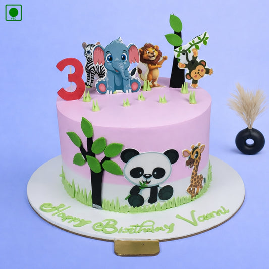 Jungle Family Design Cake - Gurgaon & Delhi NCR | Cakofy