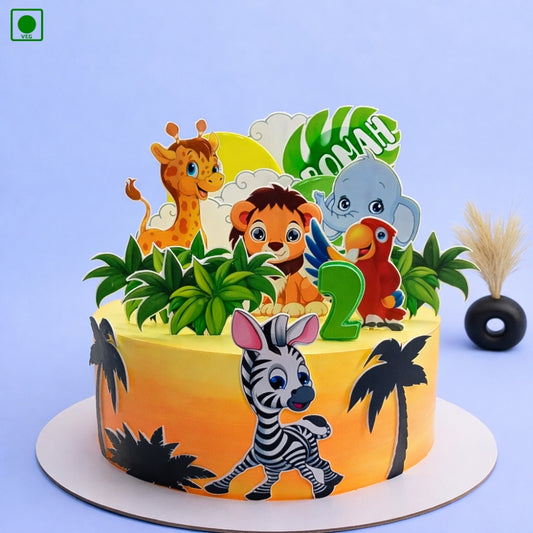 Jungle Safari Zebra Cake - Gurgaon & Delhi NCR | Cakofy