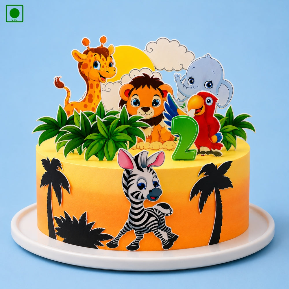 Jungle Safari Zebra Cake