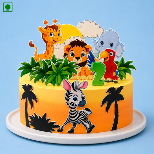 Jungle Safari Zebra Cake