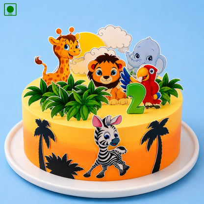 Jungle Safari Zebra Cake