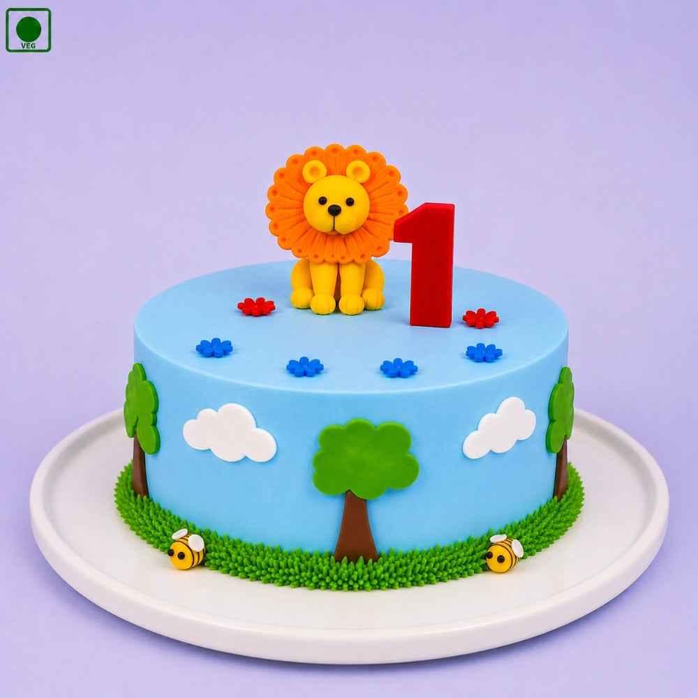 Jungle Theme Cake – Gurgaon, Delhi & Noida