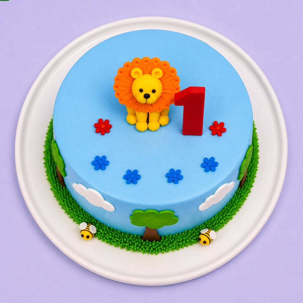 Jungle Theme Cake – Gurgaon, Delhi & Noida