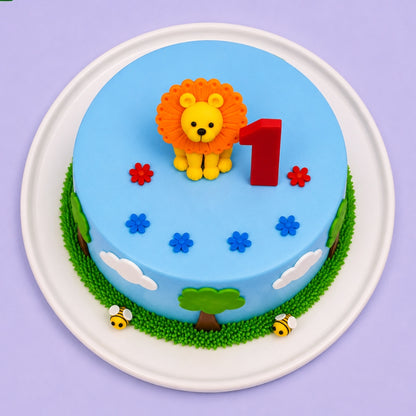 Jungle Theme Cake – Gurgaon, Delhi & Noida
