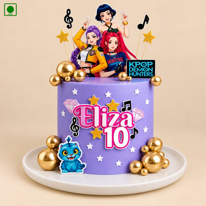 K-Pop Disco Party Cake - Gurgaon, Delhi & Noida