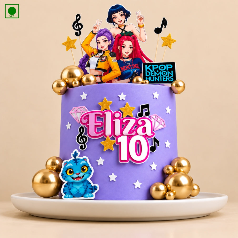 K-Pop Disco Party Cake - Gurgaon, Delhi & Noida