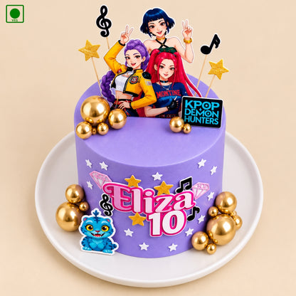 K-Pop Disco Party Cake - Gurgaon, Delhi & Noida