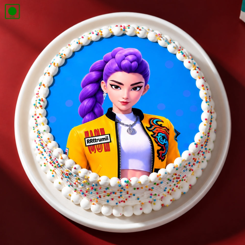 KPop Girl Theme Cake - Gurgaon, Delhi & Noida