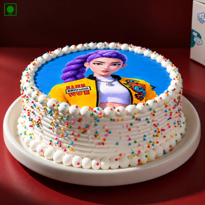 KPop Girl Theme Cake - Gurgaon, Delhi & Noida