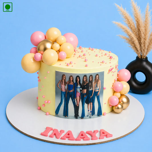 K-Pop Girls Photo Cake - Gurgaon & Delhi NCR | Cakofy