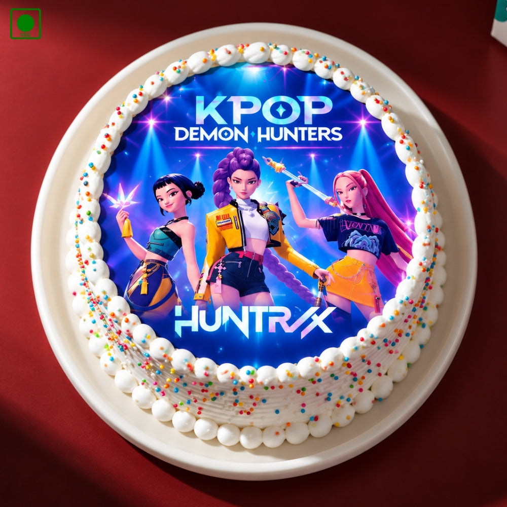 K-Pop Hunters Theme Cake - Gurgaon, Delhi & Noida