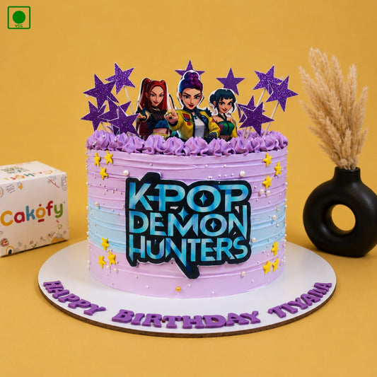 K-Pop Star Theme Cake - Gurgaon, Delhi & Noida
