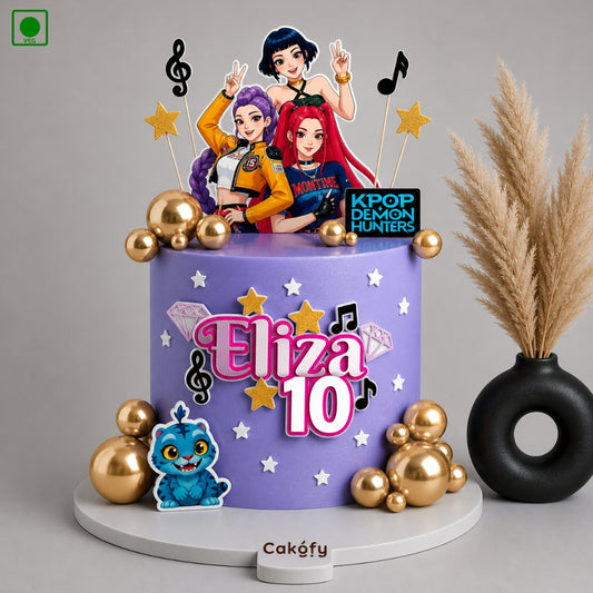 K-Pop Disco Party Cake - Gurgaon & Delhi NCR | Cakofy