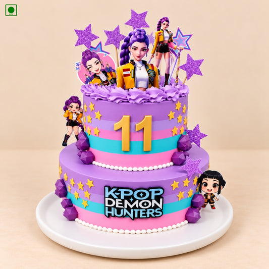 KPop Character Celebration Cake - Gurgaon, Delhi & Noida