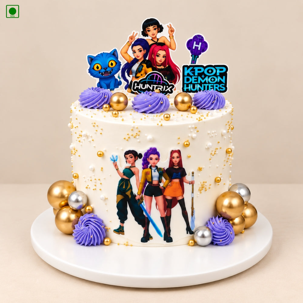 KPop Girls Theme Cake - Gurgaon, Delhi & Noida