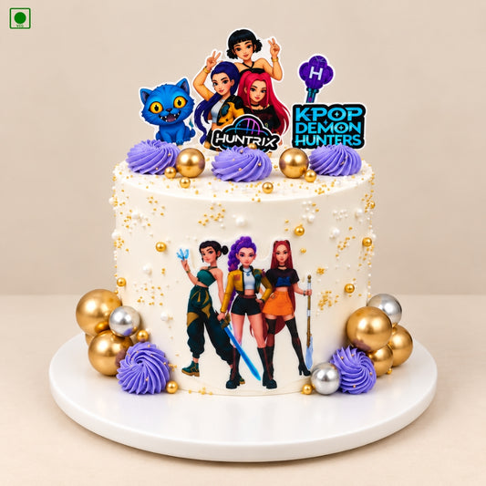 KPop Girls Theme Cake - Gurgaon, Delhi & Noida