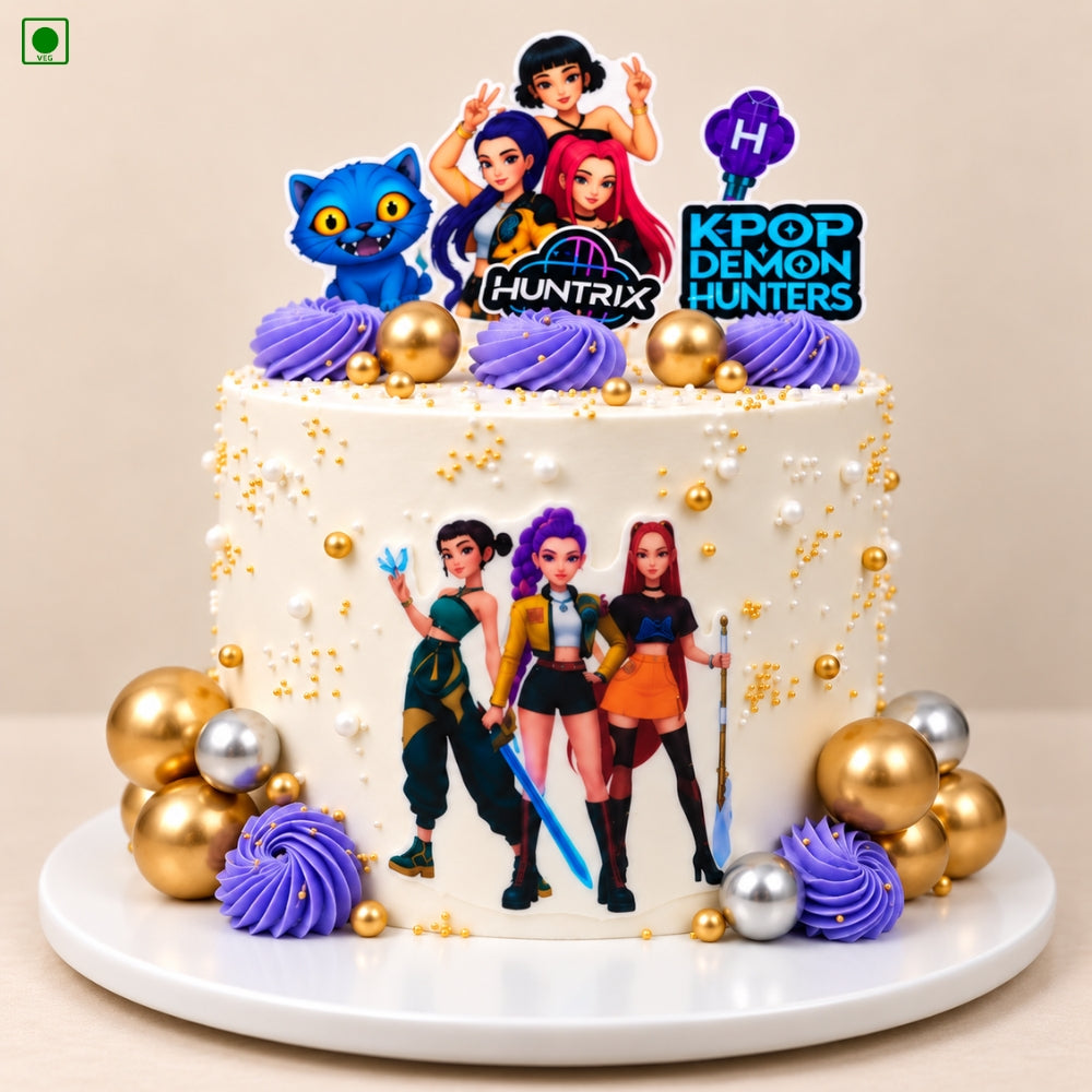 KPop Girls Theme Cake - Gurgaon, Delhi & Noida