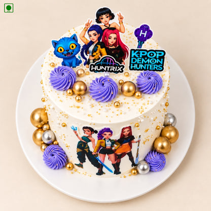 KPop Girls Theme Cake - Gurgaon, Delhi & Noida