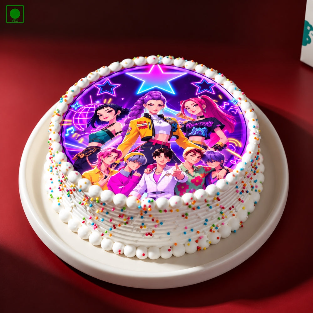 KPop Hunter Squad Cake - Gurgaon, Delhi & Noida