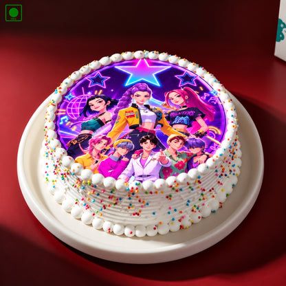 KPop Hunter Squad Cake - Gurgaon, Delhi & Noida