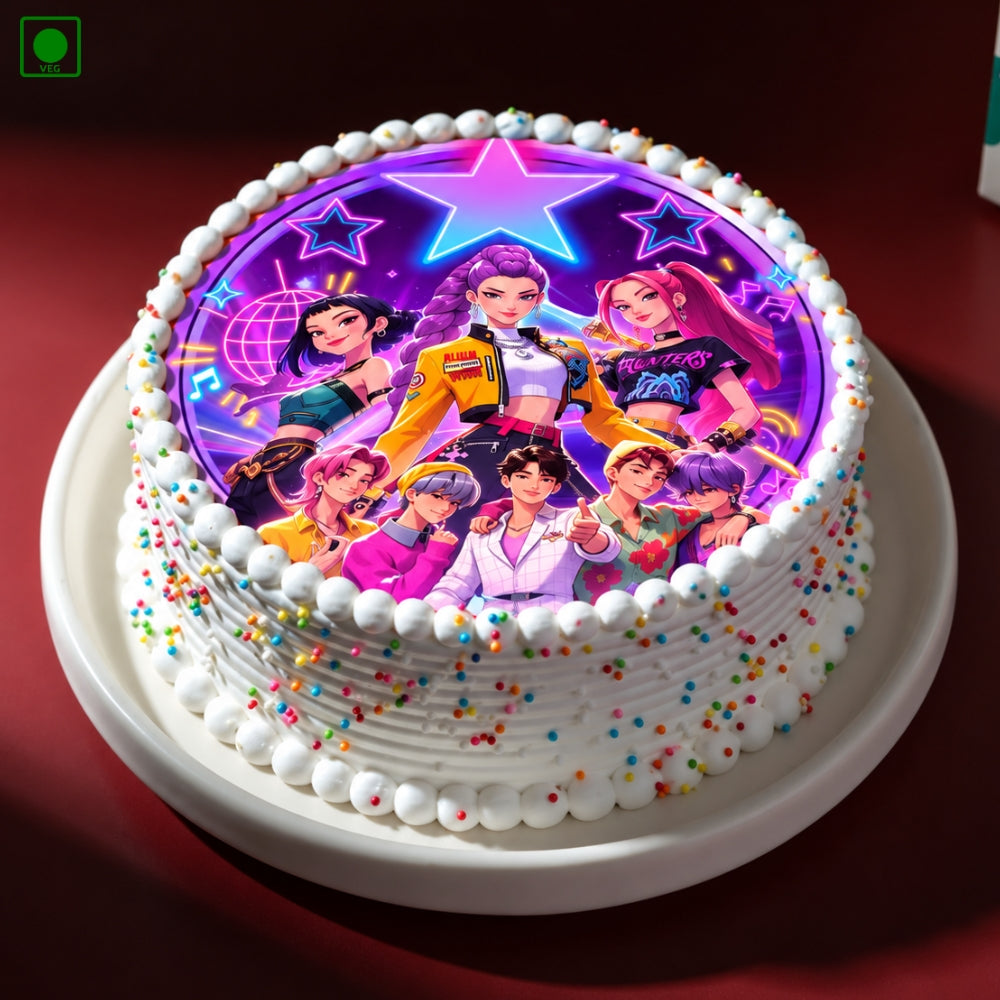 KPop Hunter Squad Cake - Gurgaon, Delhi & Noida