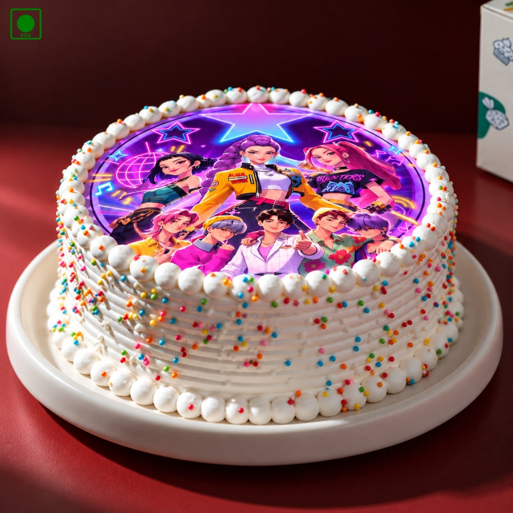 KPop Hunter Squad Cake - Gurgaon, Delhi & Noida