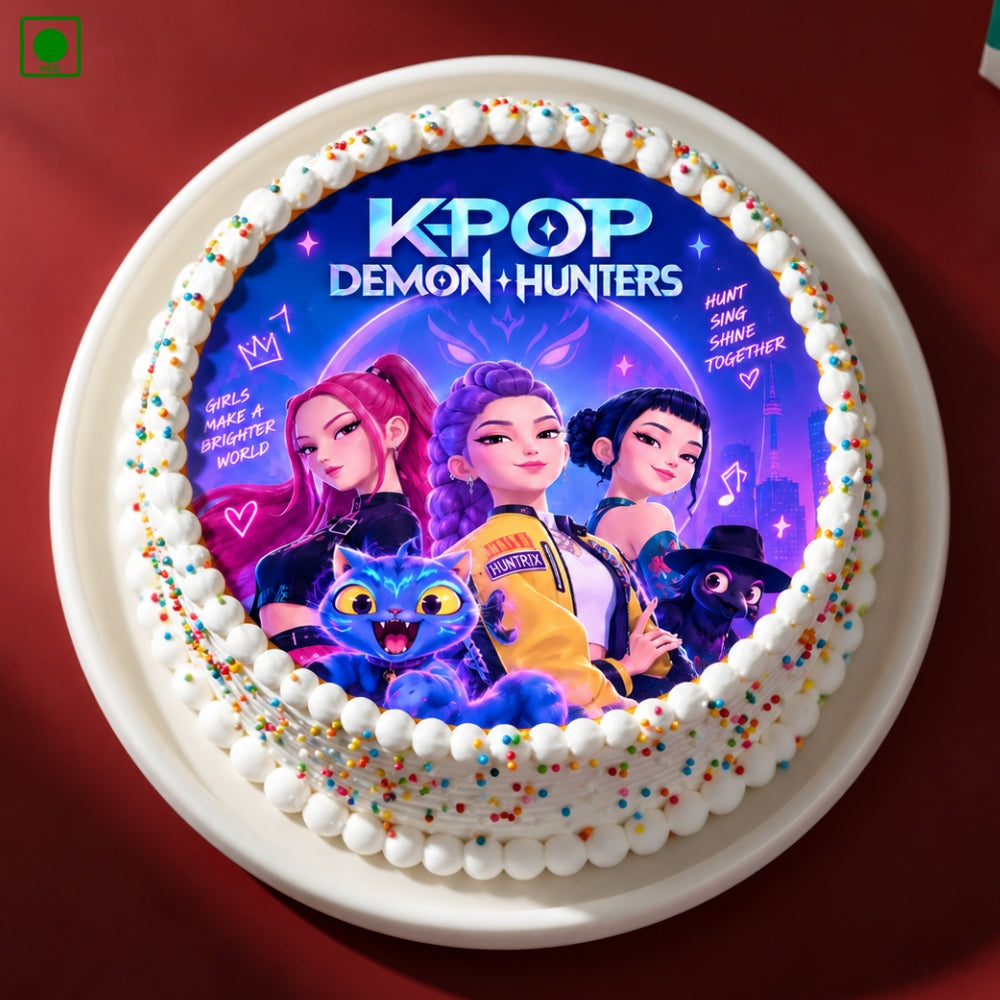 KPop Hunters Character Cake - Gurgaon, Delhi & Noida