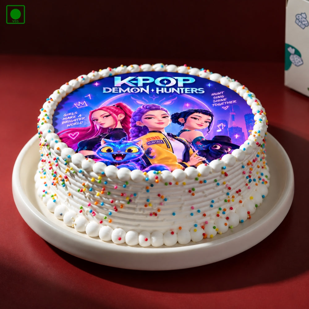 KPop Hunters Character Cake - Gurgaon, Delhi & Noida